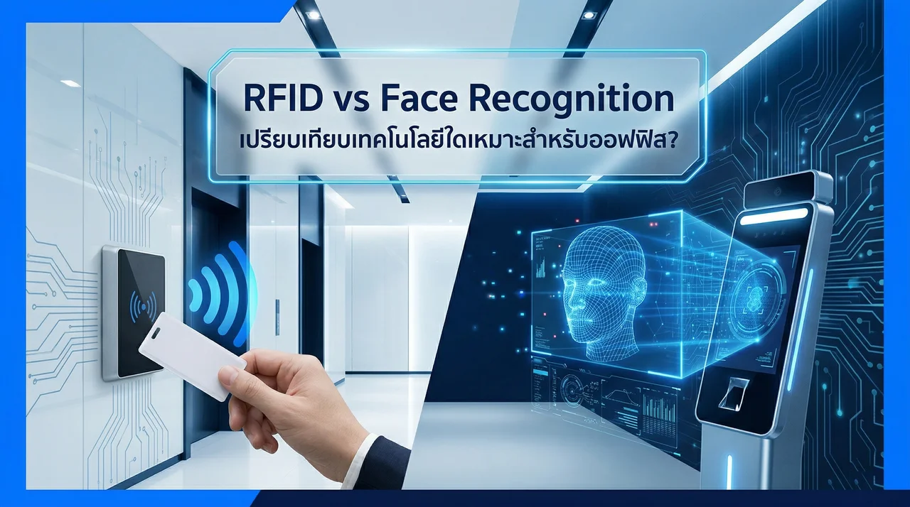 RFID vs Face Recognition เปรียบเทียบเทคโนโลยีใดเหมาะสำหรับออฟฟิส?