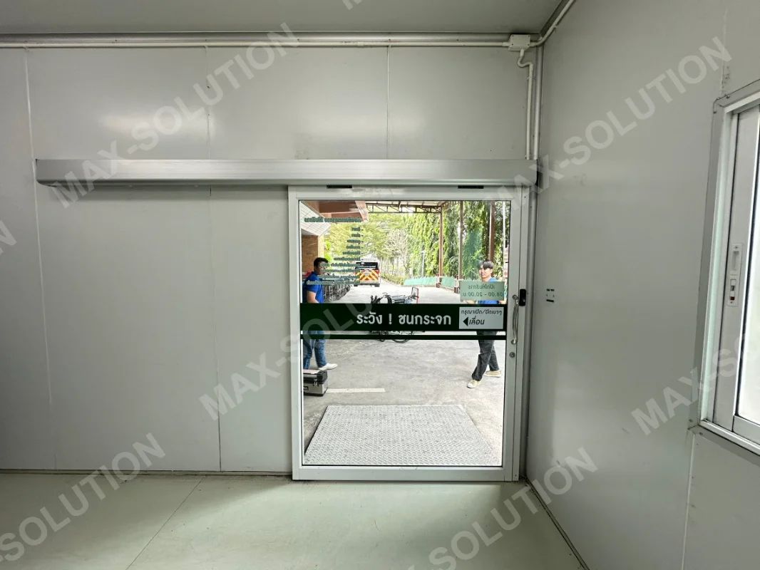 ผลงานติดตั้ง ประตูสไลด์อัตโนมัติ DORMAKABA รพ.เวชการุณรัศมิ์ กรุงเทพฯ | MAX-SOLUTION (รูปที่ 3)