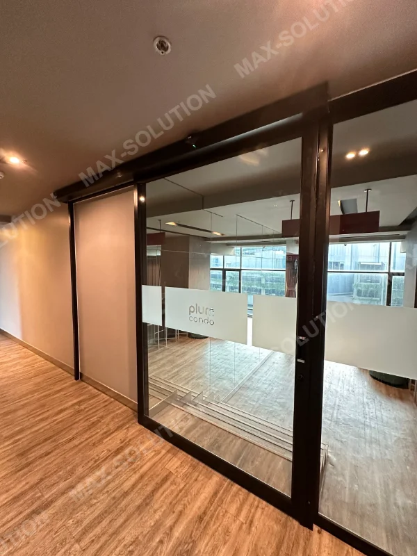 ผลงานติดตั้ง ประตูอัตโนมัติ DORGEN พลัมคอนโด เซ้นทรัล สเตชั่น เฟส 2 นนทบุรี | MAX-SOLUTION (รูปที่ 2)