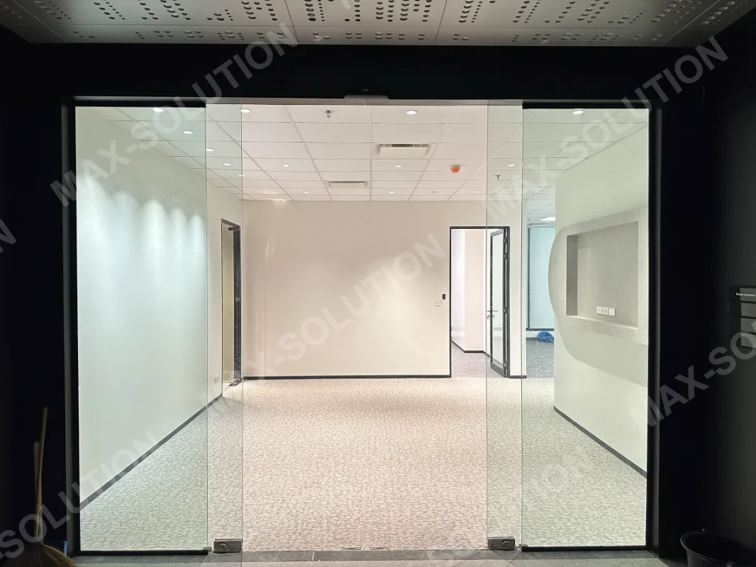 ผลงานติดตั้ง ประตูกระจกอัตโนมัติ DORGEN SOMPO กรุงเทพฯ | MAX-SOLUTION (รูปที่ 2)