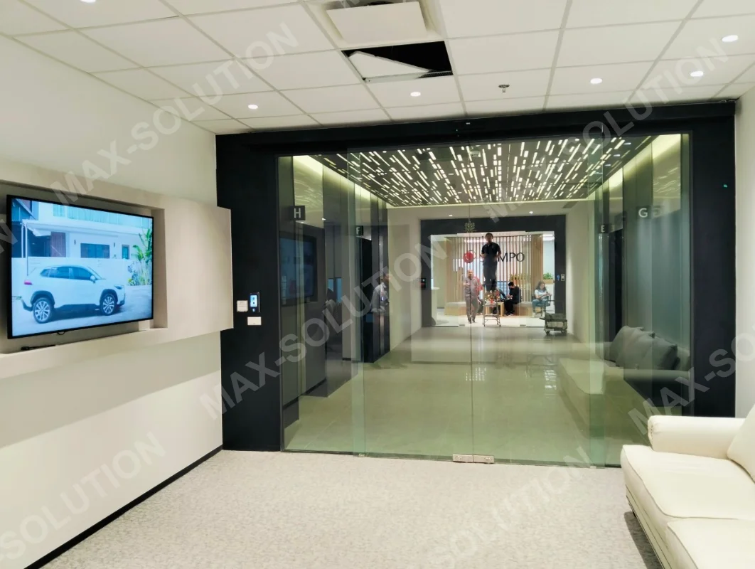 ผลงานติดตั้ง ประตูกระจกอัตโนมัติ DORGEN SOMPO กรุงเทพฯ | MAX-SOLUTION (รูปที่ 3)