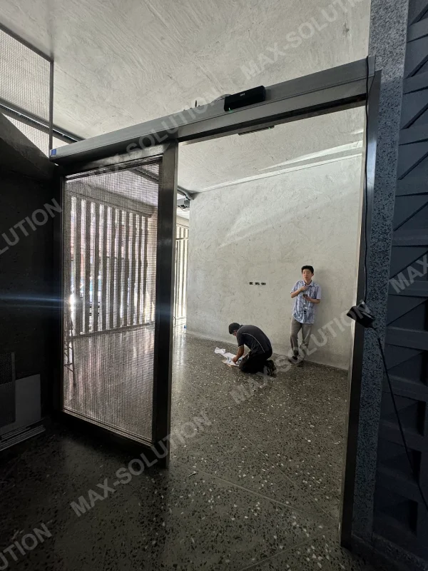 ผลงานติดตั้ง ประตูสไลด์อัตโนมัติ DORGEN บจก.เดอะเวอร์ติคอล กรุงเทพฯ | MAX-SOLUTION (รูปที่ 2)