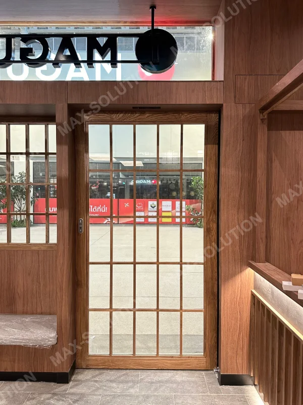 ผลงานติดตั้ง ประตูสไลด์อัตโนมัติ DORGEN MAGURO กรุงเทพฯ | MAX-SOLUTION (รูปที่ 3)