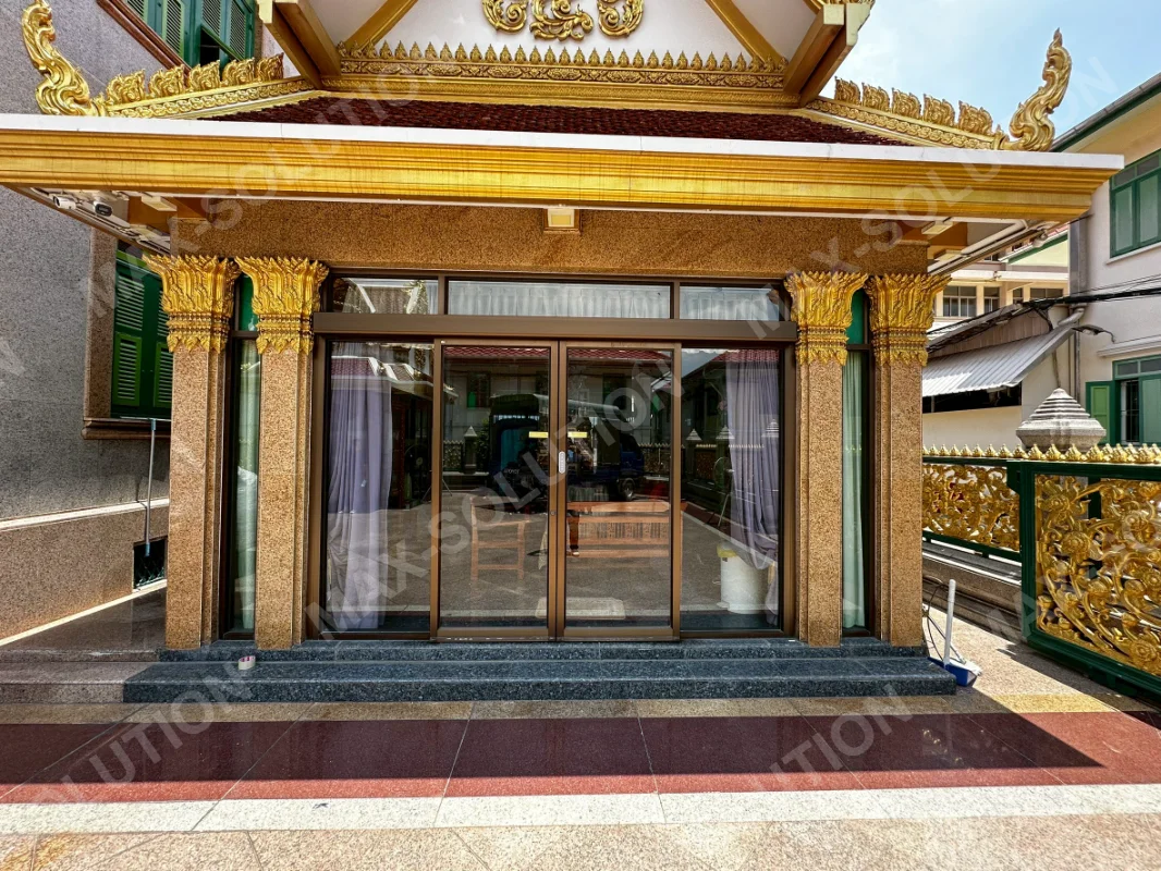 ผลงานติดตั้ง ประตูอัตโนมัติ EZY วัดเบญจมบพิตร กรุงเทพฯ | MAX-SOLUTION (รูปที่ 2)