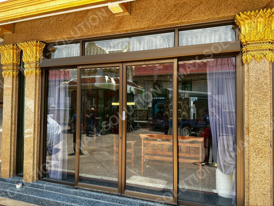 ผลงานติดตั้ง ประตูอัตโนมัติ EZY วัดเบญจมบพิตร กรุงเทพฯ | MAX-SOLUTION (รูปที่ 3)