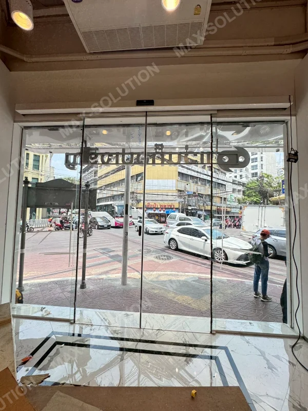 ผลงานติดตั้ง ประตูอัตโนมัติ DORGEN แว่นท็อปเจริญ กรุงเทพฯ | MAX-SOLUTION (รูปที่ 2)