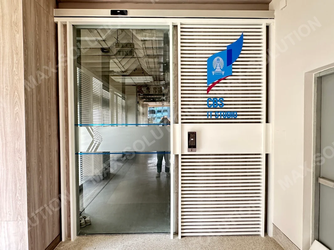 ผลงานติดตั้ง Auto Door DORGEN คณะพาณิชยศาสตร์ จุฬาฯ กรุงเทพฯ | MAX-SOLUTION (รูปที่ 4)