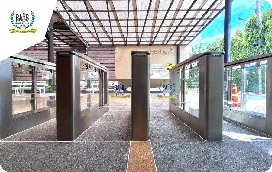 ผลงานติดตั้ง Swing Gate MAX-SOLUTION โรงเรียนนานาชาติแอ๊ดเวนต์รามคำแหง กรุงเทพฯ | MAX-SOLUTION (รูปที่ 3)