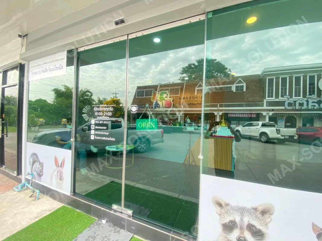 ผลงานติดตั้ง Automatic Door DORMAKABA รพ.สัตว์อเมโซเนีย กรุงเทพฯ | MAX-SOLUTION (รูปที่ 2)